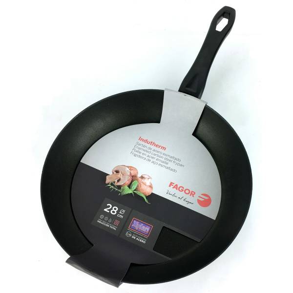 Bratpfanne Indutherm Schwarz - Metall - 39 x 27 x 9 cm