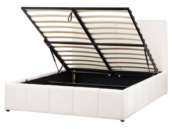 Bett CASTELNAVET 3-tlg Schwarz - Weiß - Liegefläche Breite: 160 cm