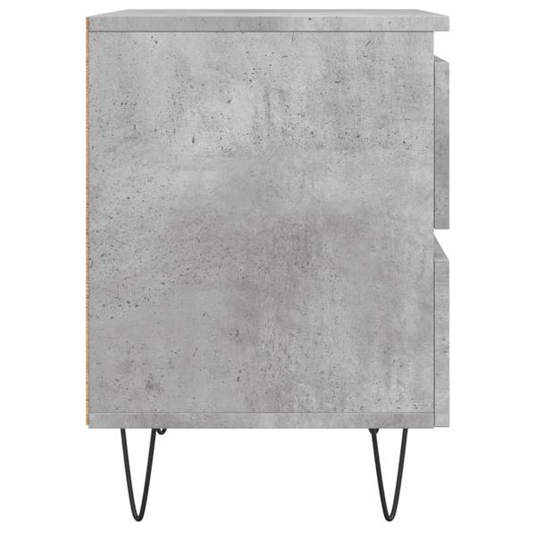 Nachttisch M641653 Grau - Holzwerkstoff - 35 x 50 x 35 cm