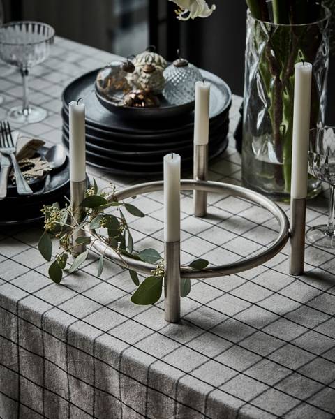 Kerzenständer MAXI 4 Silber