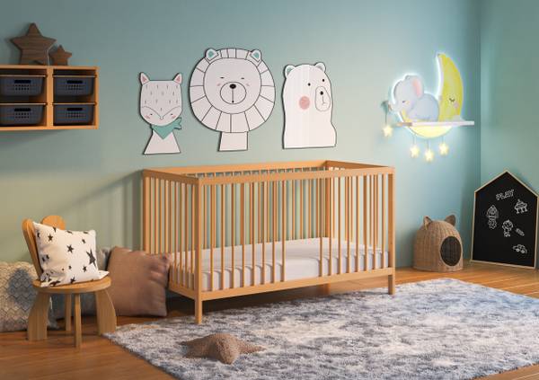 Babybett Leni Holz - 60 x 74 x 120 cm
