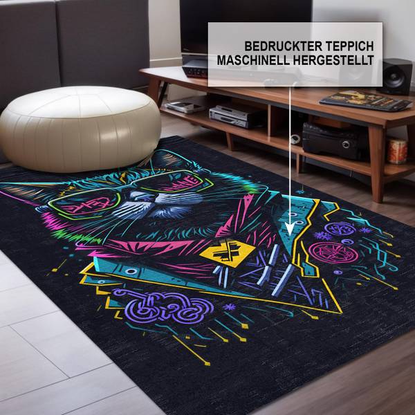 Teppich Blackcat 180 x 180 x 120 cm