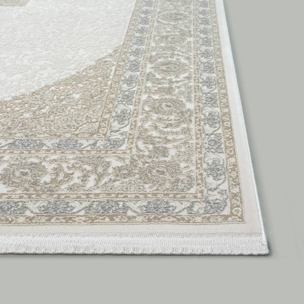 Kurzflor Tapijt Fine B beige - polyester - 120 x 170 cm