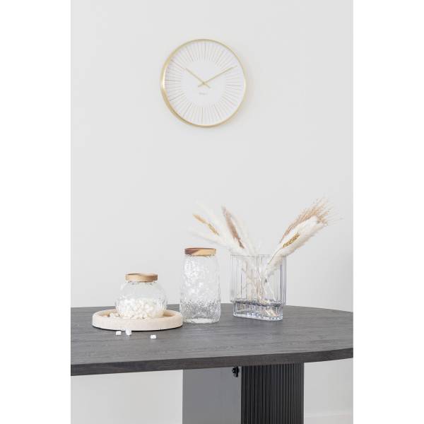 Wanduhr Takamaka Gold - Aluminium - 4 x 40 x 40 cm