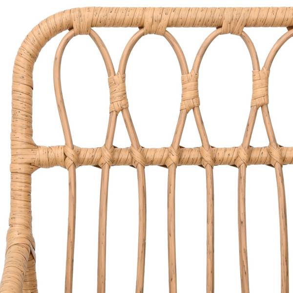 Salle à manger 3029186 (lot de 3) Marron - Acier - Verre clair - Polyéthylène - 55 x 74 x 55 cm