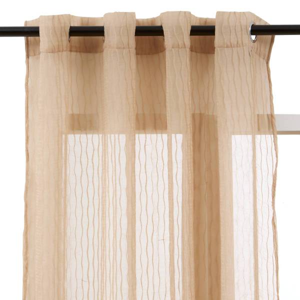 Vorhang MILA Beige - Textil - 1 x 240 x 140 cm