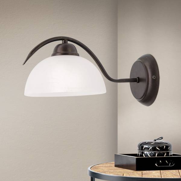 Applique murale RULA Marron - Métal - 17 x 13 x 32 cm