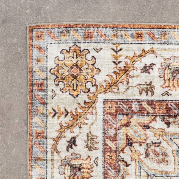 Teppich Santo Medallion Orange - 80 x 150 cm