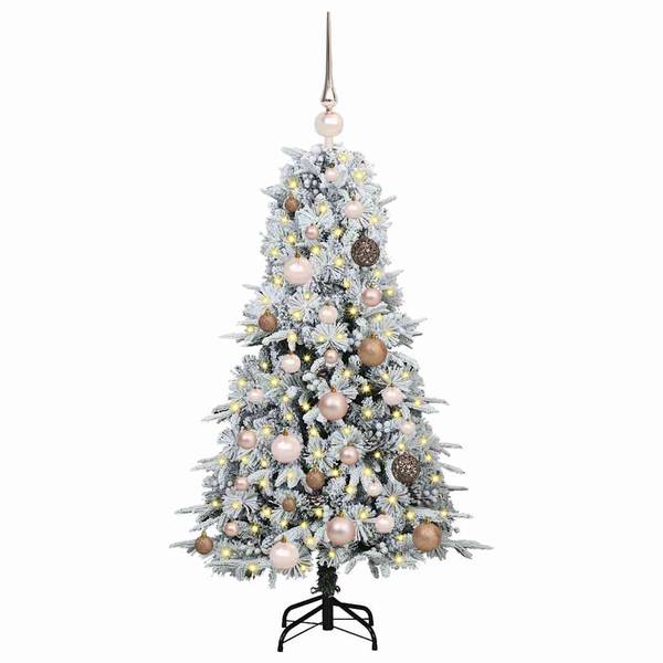 Künstlicher Weihnachtsbaum 3700000068-5 Grün - Roségold - Weiß - 60 x 120 x 60 cm