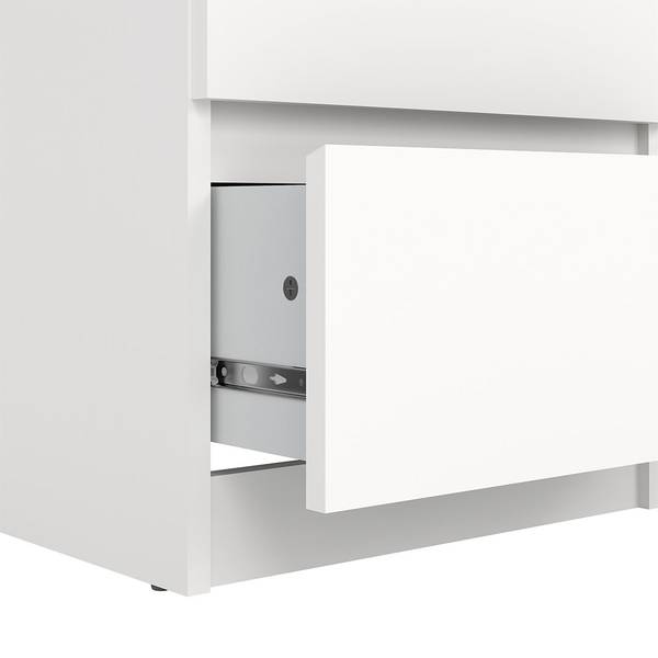 Kommode Naia Weiß - Holz teilmassiv - 41 x 112 x 50 cm