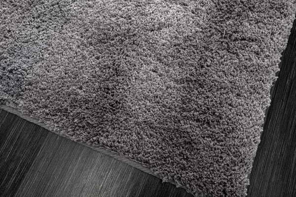 Teppich CLOUD 9 Grau - Baumwollstoff - Polyester - Wolle - 350 x 240 cm