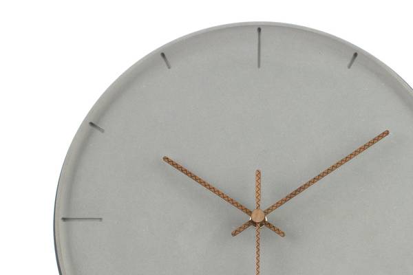 Wanduhr Wanduhren Yod Grau - Holzwerkstoff - 29 x 29 x 2 cm