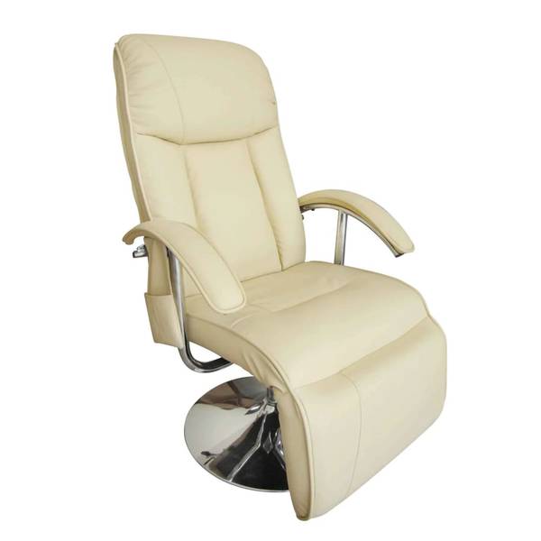 Massagestuhl 297904 Weiß - Edelstahl 18/0 - 68 x 104 x 137 cm