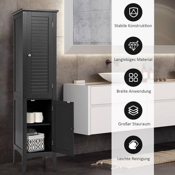 Badezimmerschrank VH33581 Schwarz