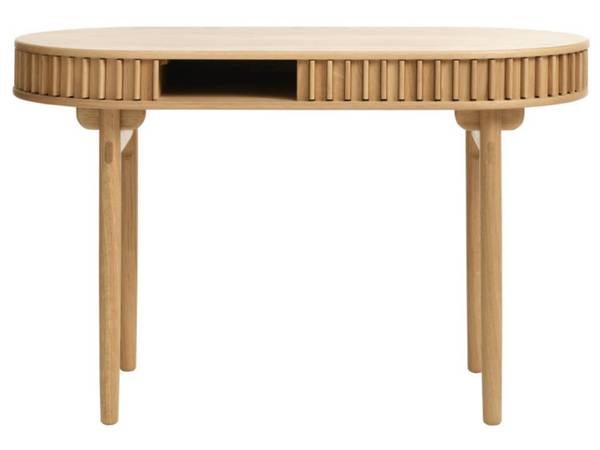 Yoffers Schreibtisch Braun - Massivholz - 120 x 75 x 60 cm