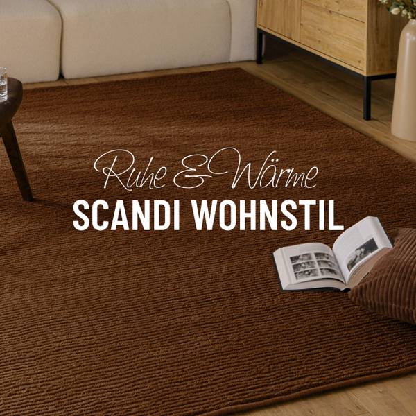 Wollteppich Castello ONE Braun - 140 x 200 cm