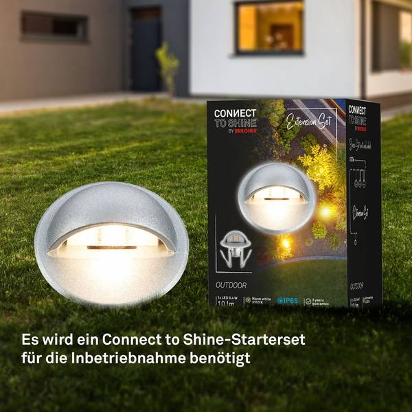 Bodenleuchte 4061014 Silber - Eisen - 4 x 4 x 4 cm