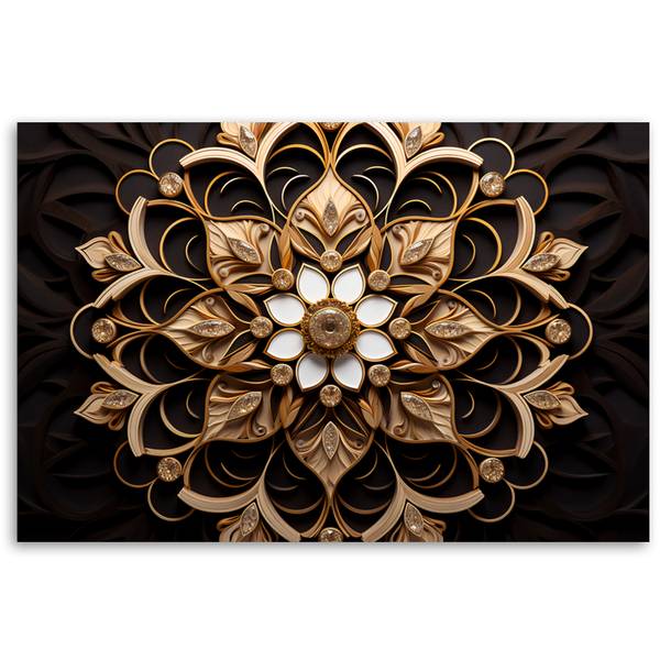 Canvas schilderij Mandalas 120 x 80 cm