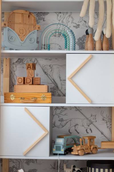 Kinderregal Pinette Weiß - Holzwerkstoff - 100 x 190 x 44 cm