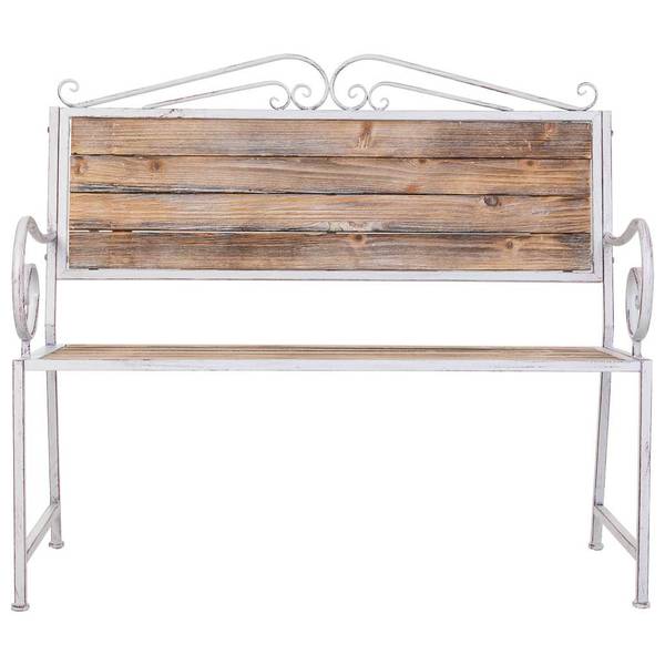 Bank Jardin Mueble Grau - Massivholz - 114 x 102 x 54 cm