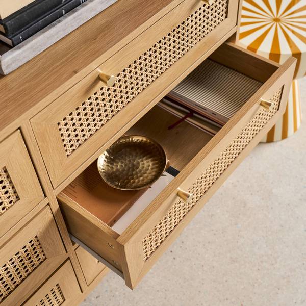 Kommode Judith Beige - Holzwerkstoff - 40 x 80 x 120 cm