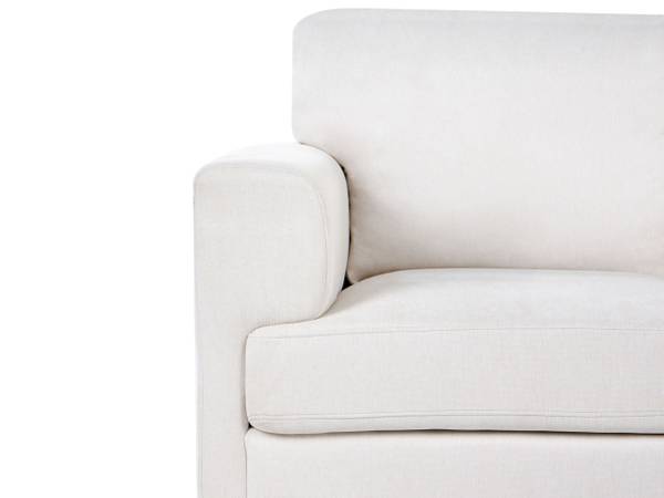 2-Sitzer Sofa LOUSTO Beige - Schwarz