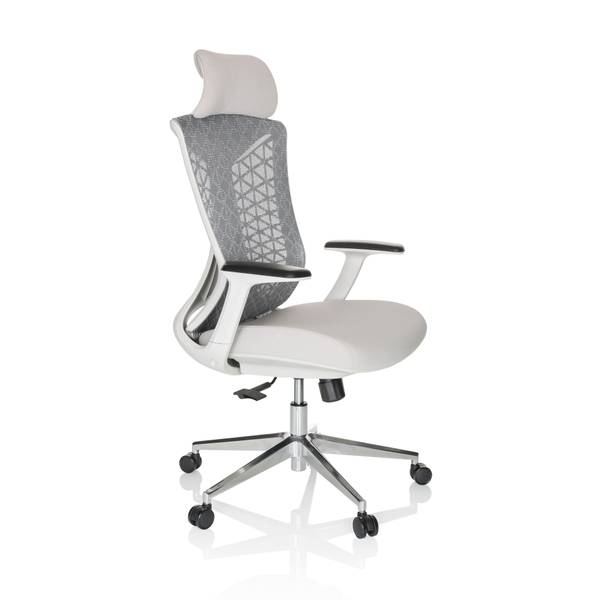 Bürostuhl FALEO W Grau - Polyester - 67 x 129 x 69 cm