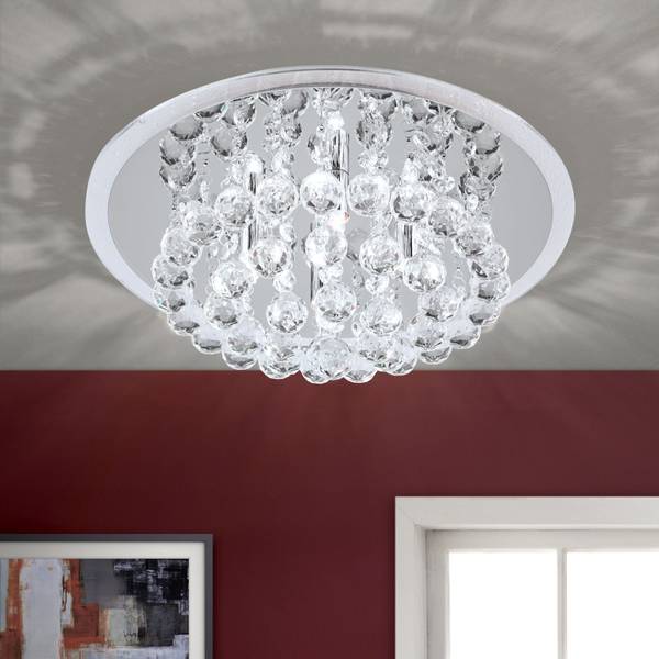 WOFI Deckenleuchte Gloria, Grau, 72 Cm Lang – Moderne LED Deckenlampe Für Wohnzimmer & Flur