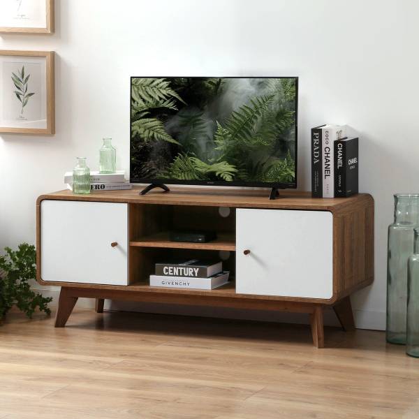 TV-Möbel ALBURA Braun - Holzwerkstoff - 39 x 53 x 129 cm