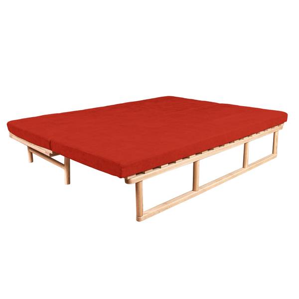 Recamiere Le MAR, Buchenholz Rot