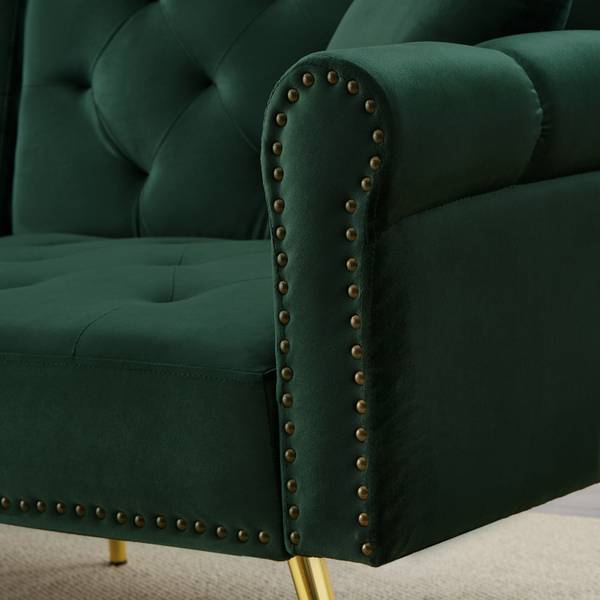 2-Sitzer-Schlafsofa Lelantos Ⅲ Grün