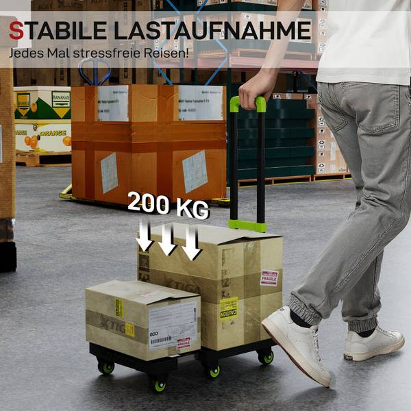 Sackkarre B71-070V00GN Grün - Metall - 35 x 102 x 49 cm