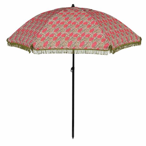 Sonnenschirm Mitchell Pink - Polyester - 220 x 238 x 220 cm