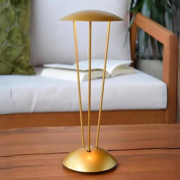 Tischlampe RENEE Messing - Aluminium - 13 x 31 x 13 cm