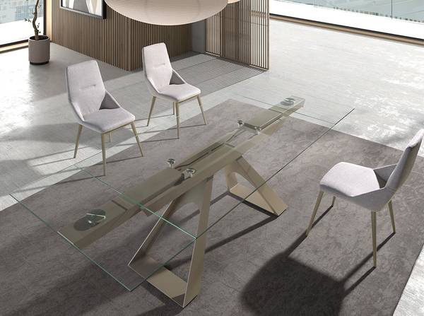 Stuhl 4132 Grau - Flachgewebe - Webstoff - 48 x 90 x 60 cm