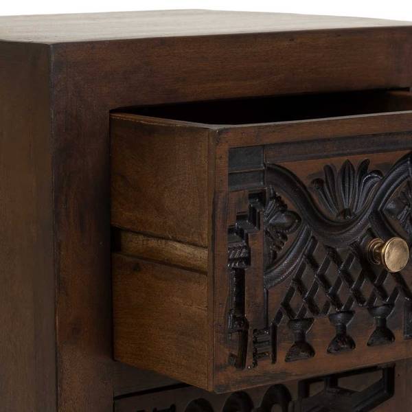 Table de chevet Hoshi Marron