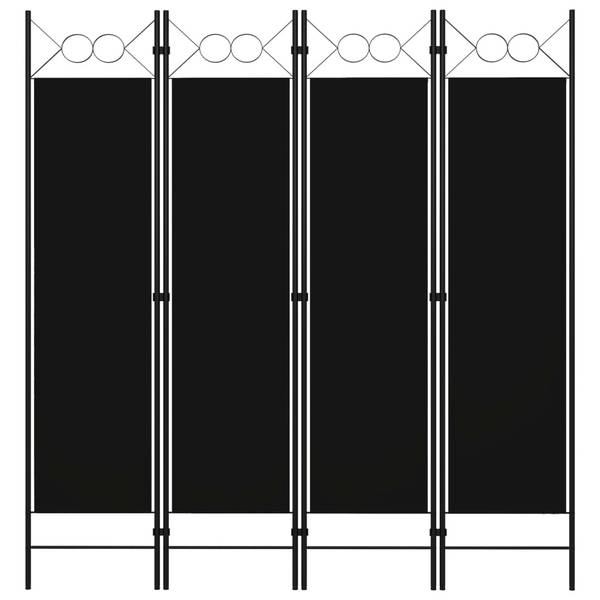 Raumteiler 3002980-2 (4-teilig) Schwarz