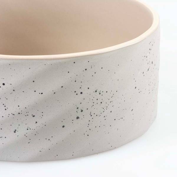 Futternapf Stone Wavy Dune 18 x 8 x 18 cm
