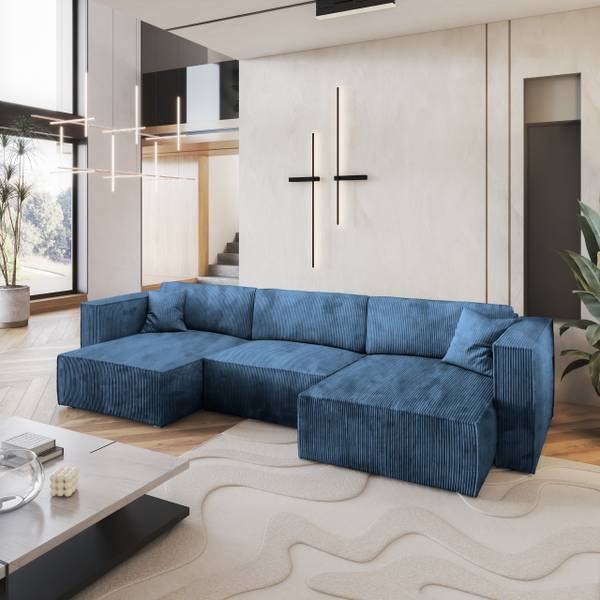 Ecksofa SARMO P Blau