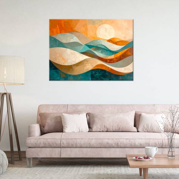 Canvas schilderij Kleurwerveling 100 x 70 cm