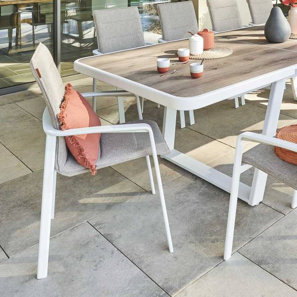 Fauteuil de jardin empilable DIESE Beige