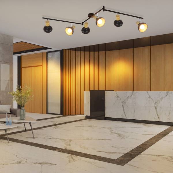 Plafondlamp Ferguson zwart