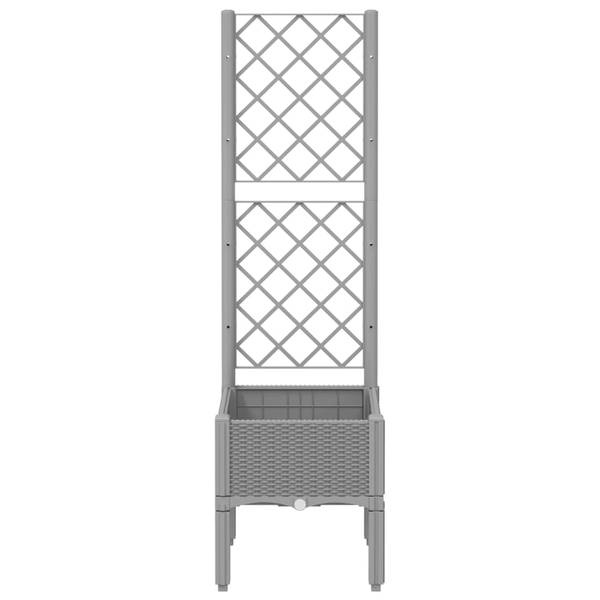 Plantenbak 3033702 grijs - kunststof - 40 x 142 x 40 cm