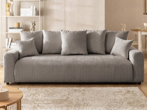 Schlafsofa Calma Taupe - Chenille