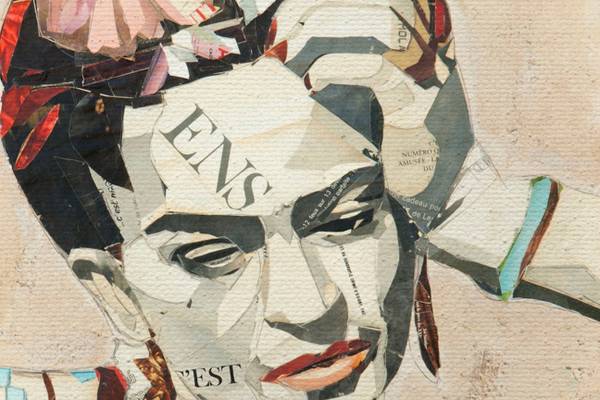 Leinwand 60x40 Frida-Collage Polyester - 3 x 60 x 40 cm