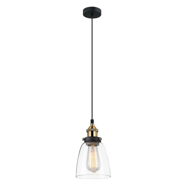 Industrial Pendentif Noir - Métal - 15 x 27 x 15 cm