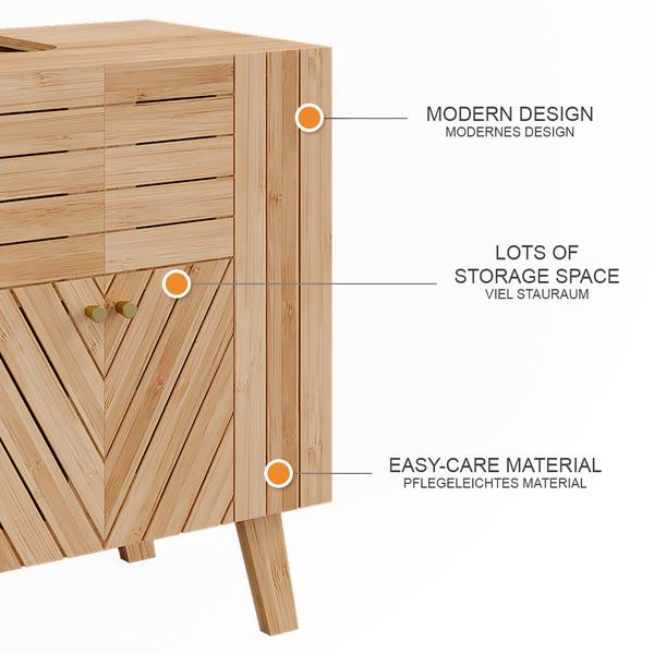 Wastafelonderkast Lucie 50122 groen - plaatmateriaal op houtbasis - 60 x 65 x 36 cm