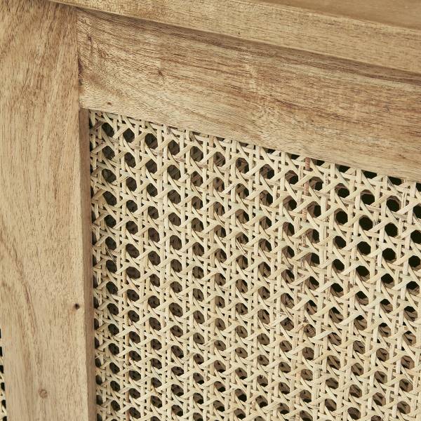 Kommode Beige - Massivholz - 135 x 80 x 45 cm