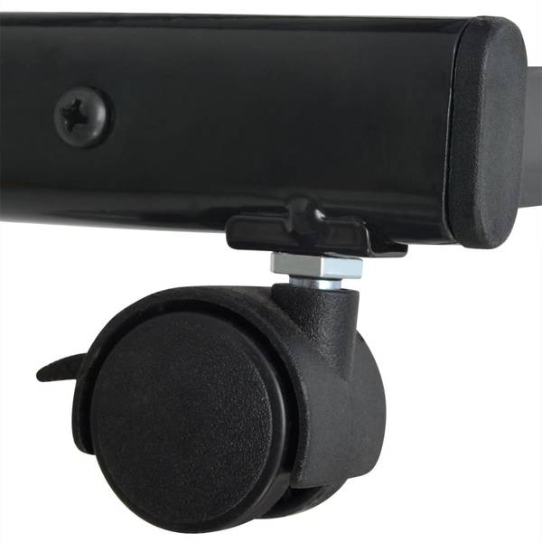 Porte-revue 30100 Noir - Acier - 43 x 133 x 48 cm