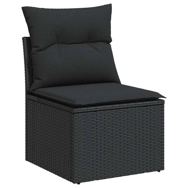 Garten-Lounge-Set 3036439-2 (6-teilig) Schwarz